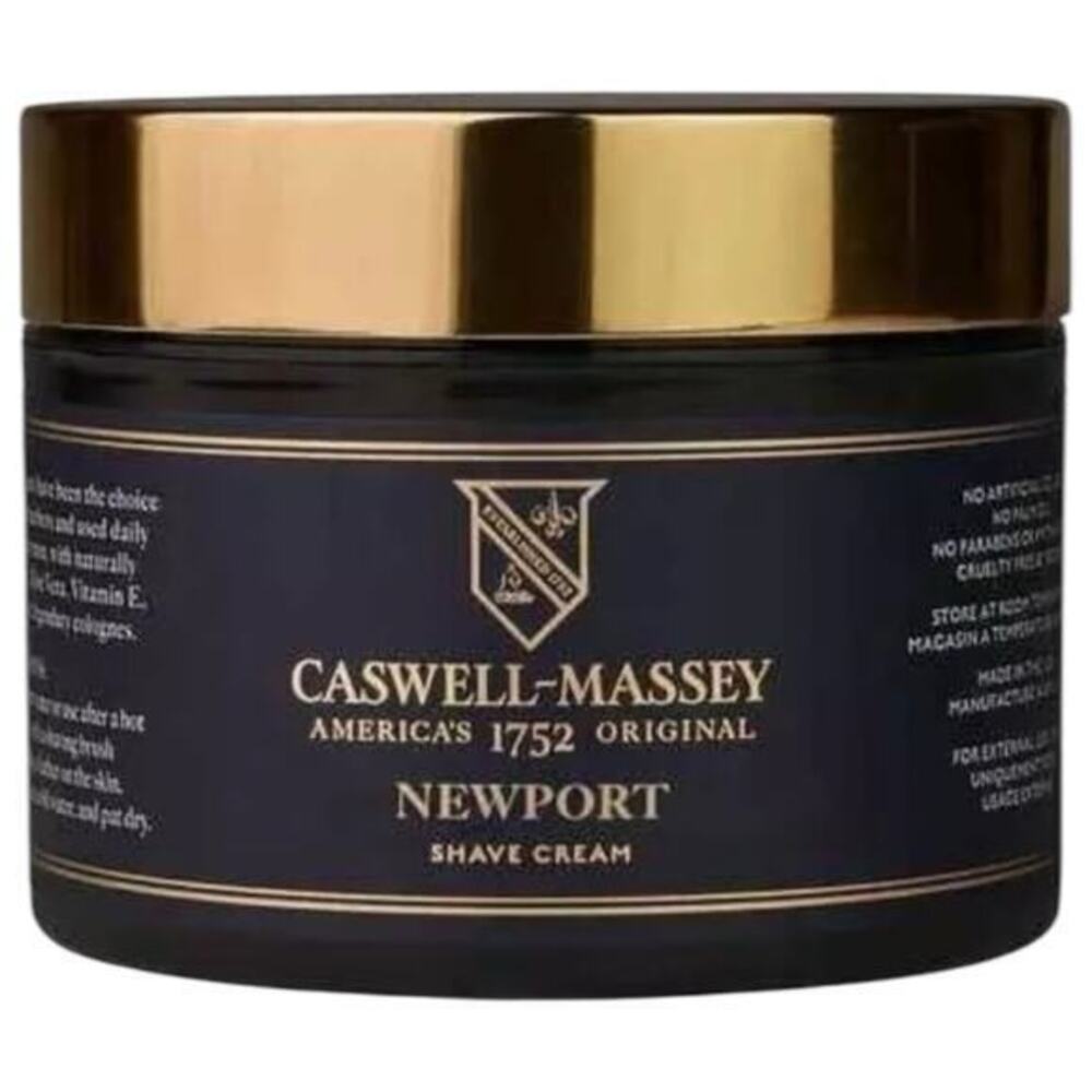 Caswell Massey New Newport Shave Shaving Cream 8oz Jar DISCONTINUED